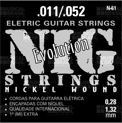 ENCORDOAMENTO GUITARRA NIG N61 011 R$18,00