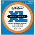 ENCORDOAMENTO GUITARRA D'ADDARIO 010 R$21,00
