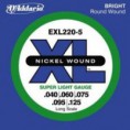 ENCORDOAMENTO BAIXO D'ADDARIO 5C 040 R$79,00