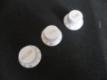 KNOB PLÁSTICO BRANCO TONE OU VOLUME R$3,00